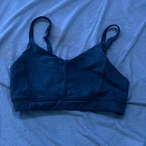 Sports Bra grey with criss cross back